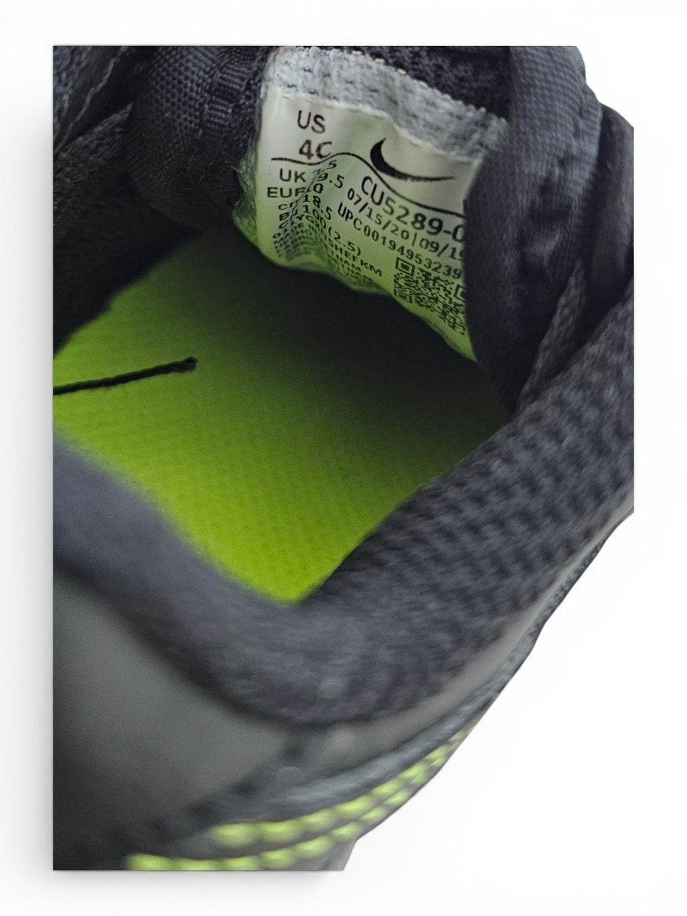 Nike Force 1 LV8 Toddler Black Volt 4C - Picture 11 of 11